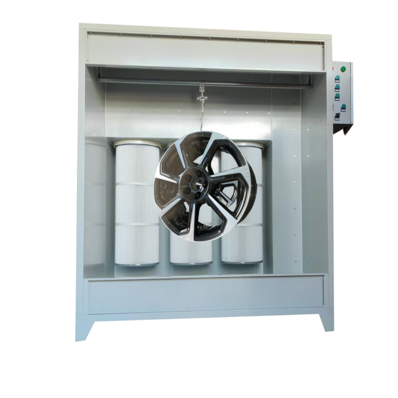 Small Batch Powder Spray Painting Filtration System Electrostatic Powder Coating Booth Powder Recovery Collection Cabinet